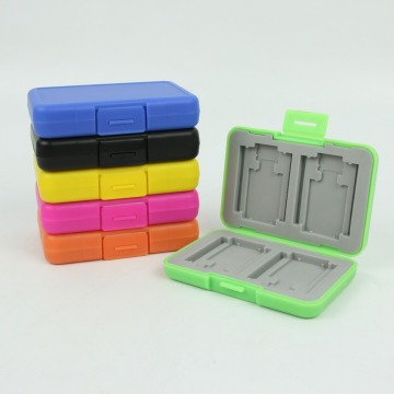 PP plastic sim card case memory sd card holder for CF cards
