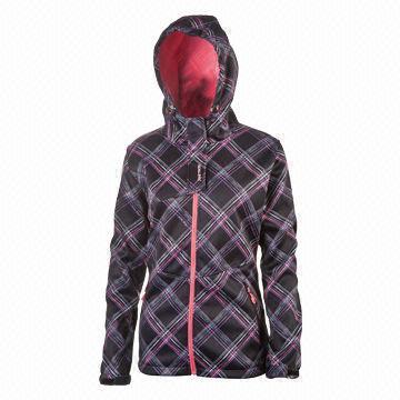 Women's Softshell/Sports/Outdoor/Softshell Wear/Winter Jacket with Preformed Elbows