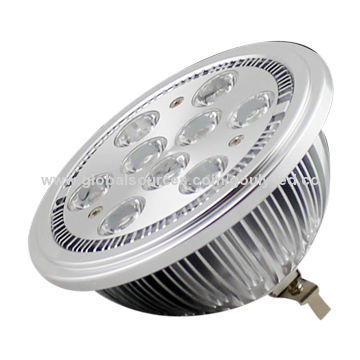 AR111 LED bulbs with G53, 9W and pure white 6,000K