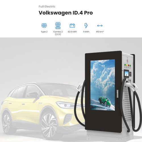 Advertising Screen CCS Ev Dc Fast Charging Station
