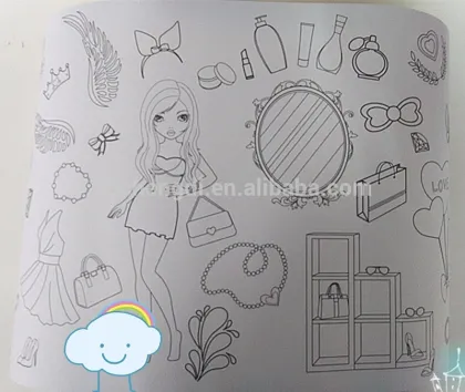 super style unique 1 meter long giant coloring poster