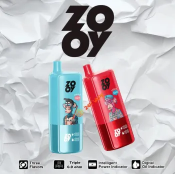 ZOOY Trlple 70000 Puffs 3-in-1 Flavor Vape with LCD Display