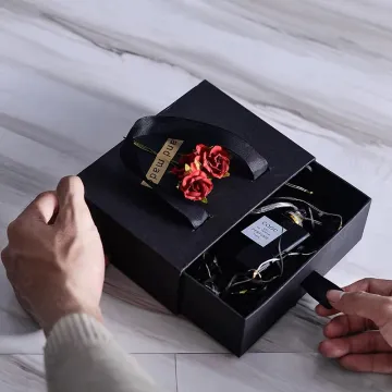 Luxury Black Kraft Paper Bag & Box