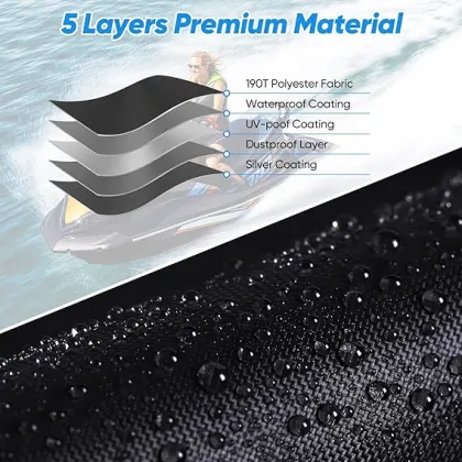 OEM Waterproof Marine T-TOP Boat Cover - Anti-UV Jumbo Boat Cover