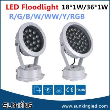 China made discount white/rgb/green led waterproof flood light 36W led projection lamp floodlight