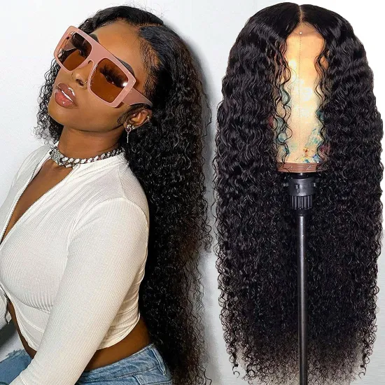 Unprocessed Brazilian Human Hair HD Full Lace Wig Vendors, Water Wave Cuticle Aligned 100% Virgin Hair Wigs For Black Women