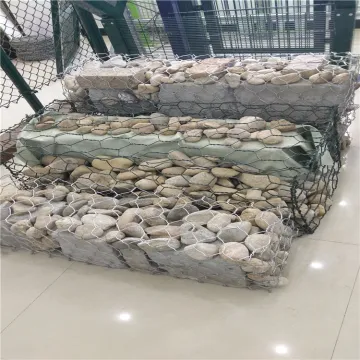 low price hot dipped galvanized gabion mesh flood barrier