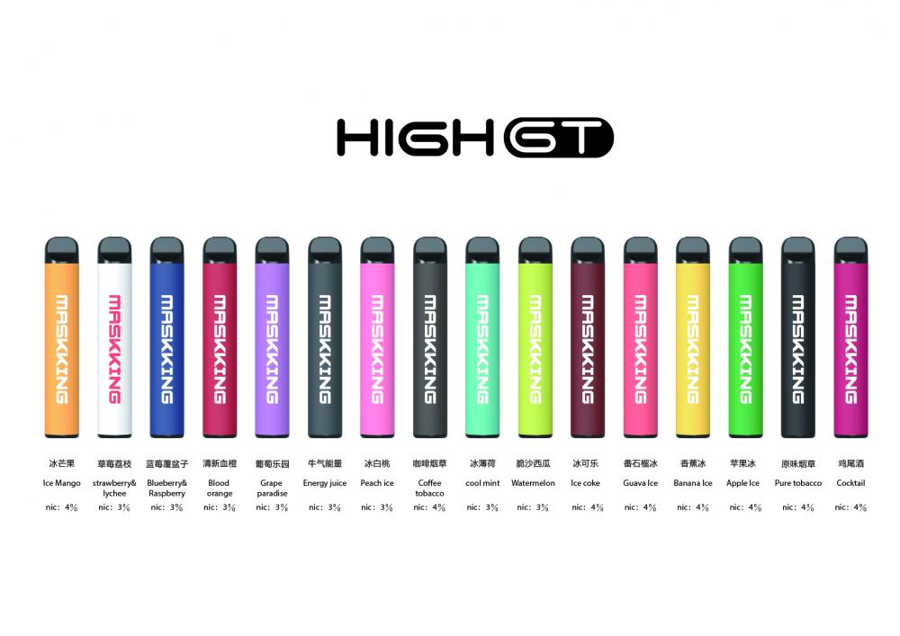 Dispositivo de vape desechable de Maskking High Pro