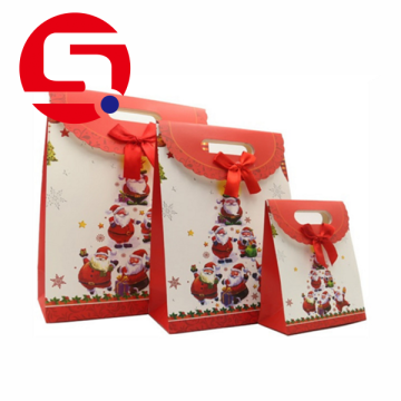 Brunpapper Julklappspåsar med handtag