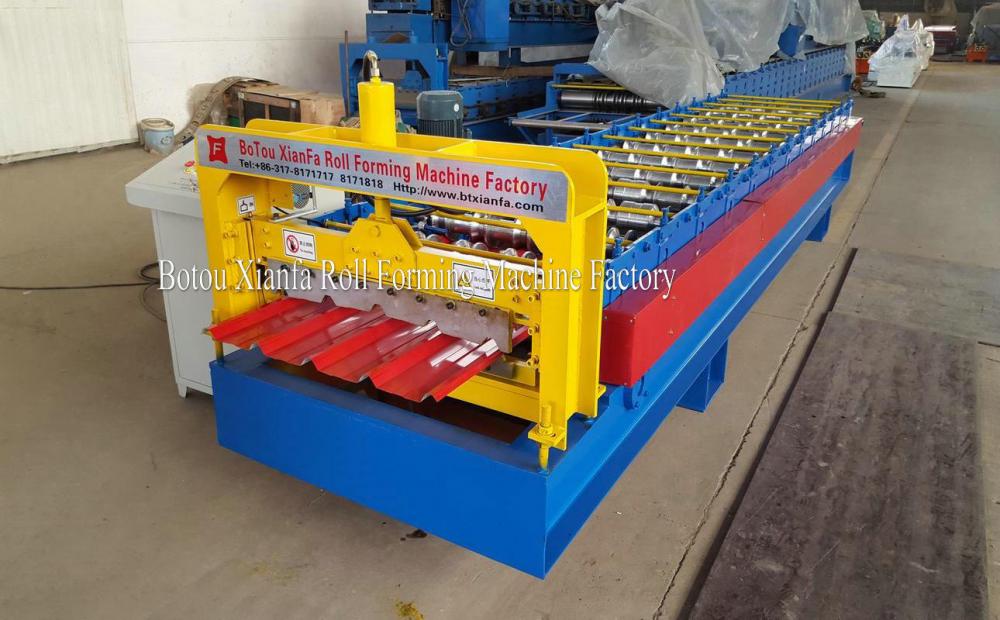 IBR Color Metal Roof And Wall Sheet Cold Roll Forming Machine