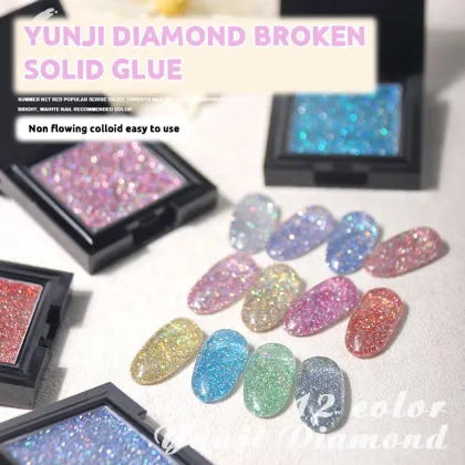 Factory Own Brand Indifferent Stars Gel String Color Nail Art Supplies