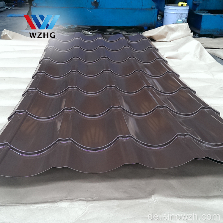 Trapezoid Corrugation Stahlplatte