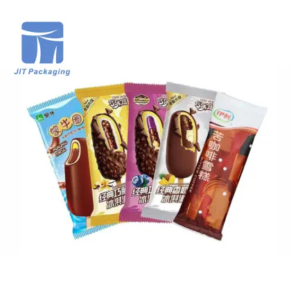Customized mid-sealed ice cream bags
