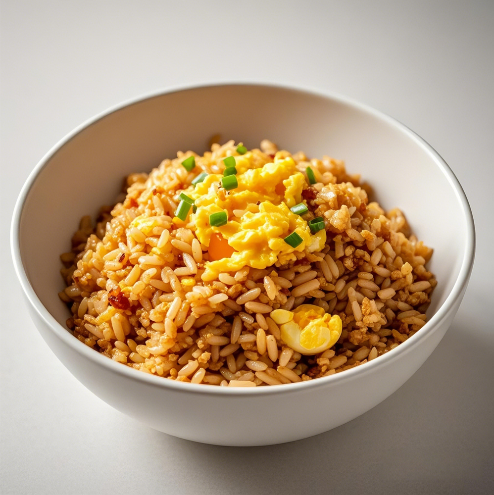 Molho de soja congelado arroz frito
