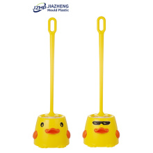 Yellow Duck Cute Toilet Brush Set with Holder
