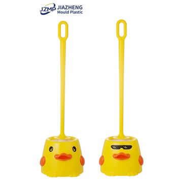 Yellow Duck Cute Toilet Brush Set with Holder