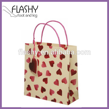 Custom free design paper wedding gift bag kraft gift bag