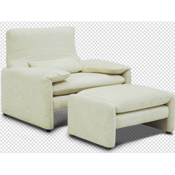 Italian living room single sofa