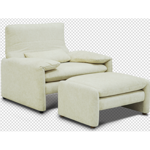 Italian living room single sofa