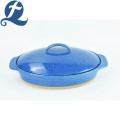 Baking pans ceramic handle bakeware with lid