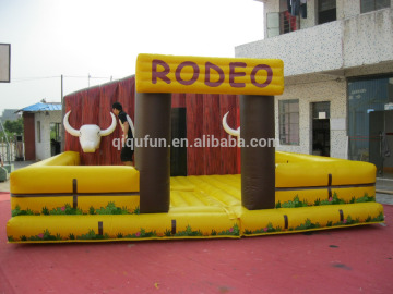 inflatable mechanical rodeo riding bull