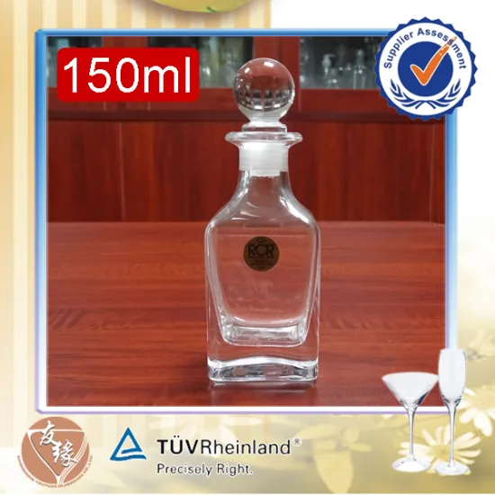 China manufacturer high transparent flint 150ml diffuser bottles glass small small size