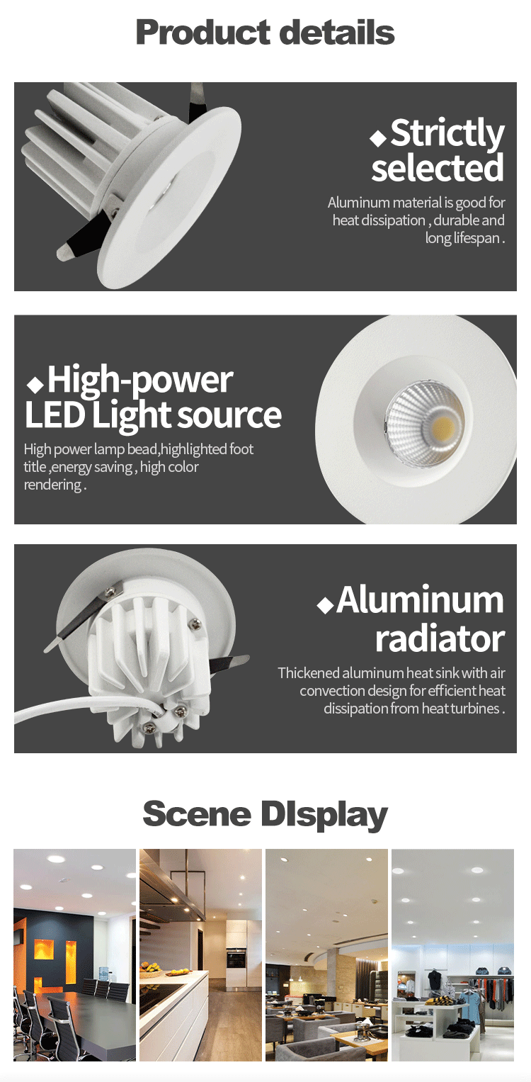 Round Led Downlight