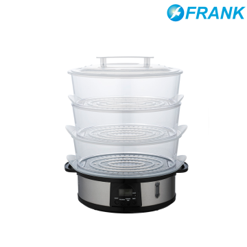 Four Layer Visible Intelligent Tiered Electric Food Steamer