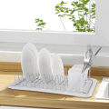 Organizador de armazenamento de cozinha Rack Rack Metal Dish Rack Solter com bandeja