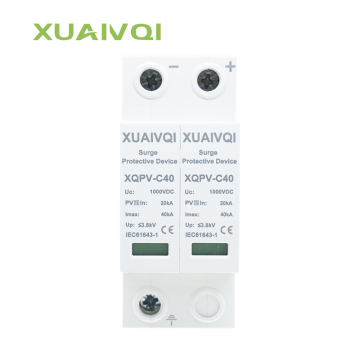Solar PV SPD 2P 1000V DC Surge Protective Device for Photovoltaic Systems