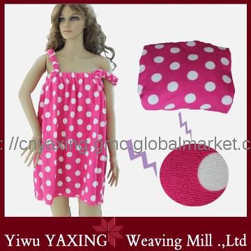 Manufactory microfiber soft bathing dress