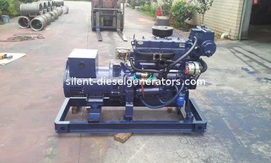 30kw / 37.5kva Marine Diesel Generator Set ,3 Phase, 1800rpm Ccfj30