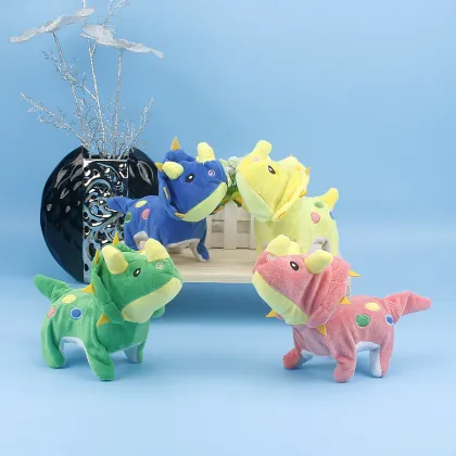 Children's electric toys Dinosaur Plush toys Unicorn dinosaur soft plush fabric children's pet toys fun