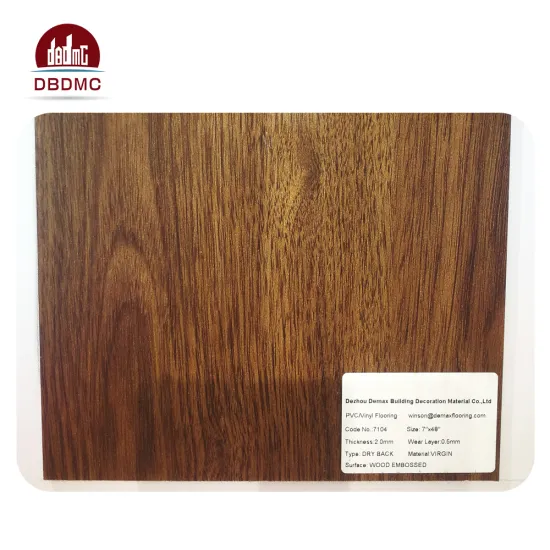 Low Price Factory wood pattern PVC Floor