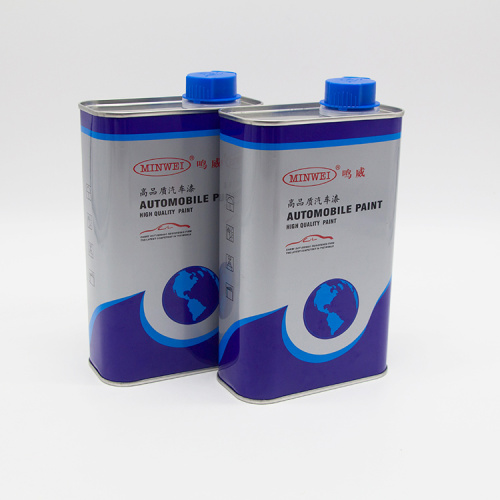 قوطی روغن موتور مستطیل شکل CMYK 1L