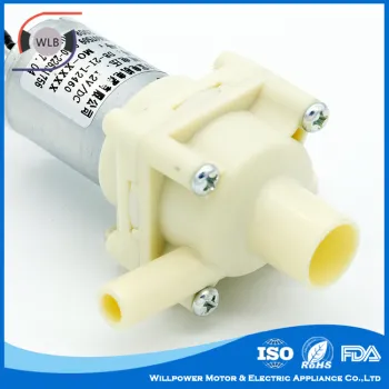 Good quality Household appliances 6/12/24V DC Plastic pump with Customized