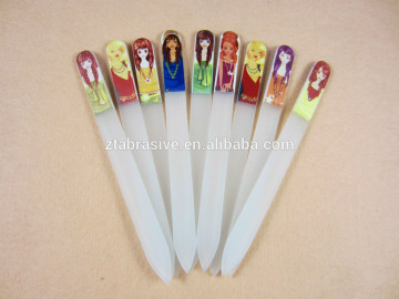 Beauty Elegent durable Colorful Gradient Glass Nail File Sunshine Nail File