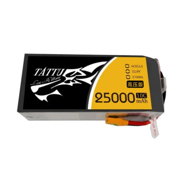 TATTU 6S 22.8V High Voltage LiPo Battery 22000mAh 25000mAh 32000mAh