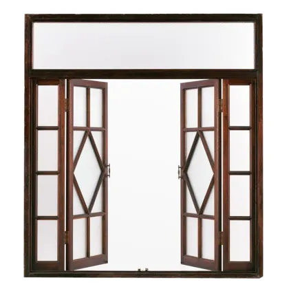 solid wood larch pine wood window