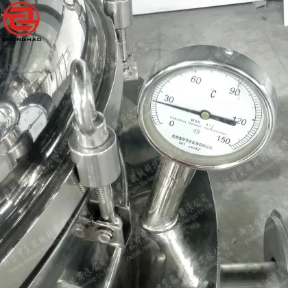 Industrial Vacuum Jacketed Kettle for Sugar Syrup and Corn Syrup Mixing