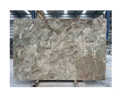 Customized Cream Marble Slab Ceppo Romano for Modern Villa Countertops with 1-Year Warranty