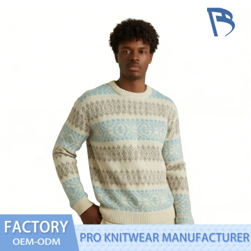 Утульны вязаны топ Fair Isle з матавым колерам