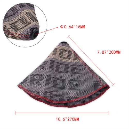 Canvas dust cover for automobile shift head