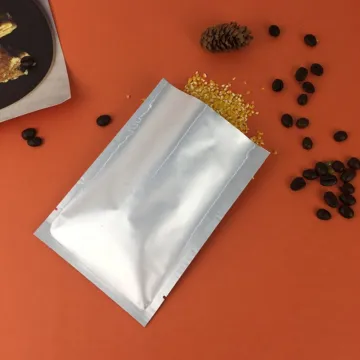 Custom Print Food Grade Coffee Tea Stand Up Mylar Pouch Black Aluminum Foil Packaging Bag Coffee Bean Bags With Valve And Zipper