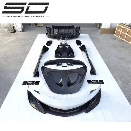 Half Carbon Fiber Body Kit for McLaren 540C/570S/570GT to 600LT Upgrade