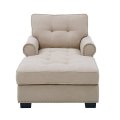 Sala de estar Indoor Assoalho Chaise Lounge Sofa Cadeira