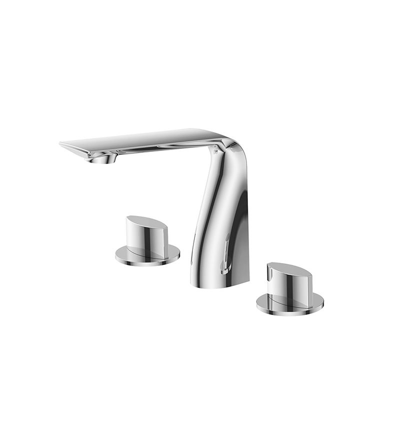 3-hole basin mixer with lever handles