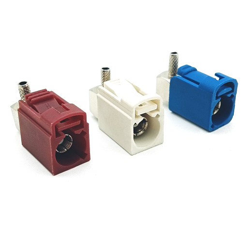 Fakra Right Angle Female Coaxial Antenna Connector