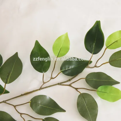 High Quality Artificial Banyan Leaves For Decoration
