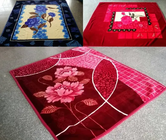 Best Quality Raschel Blanket, Stock 100%Polyester Blanket